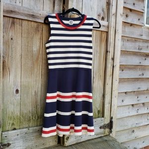 Anne Klein stripe sweater dress
